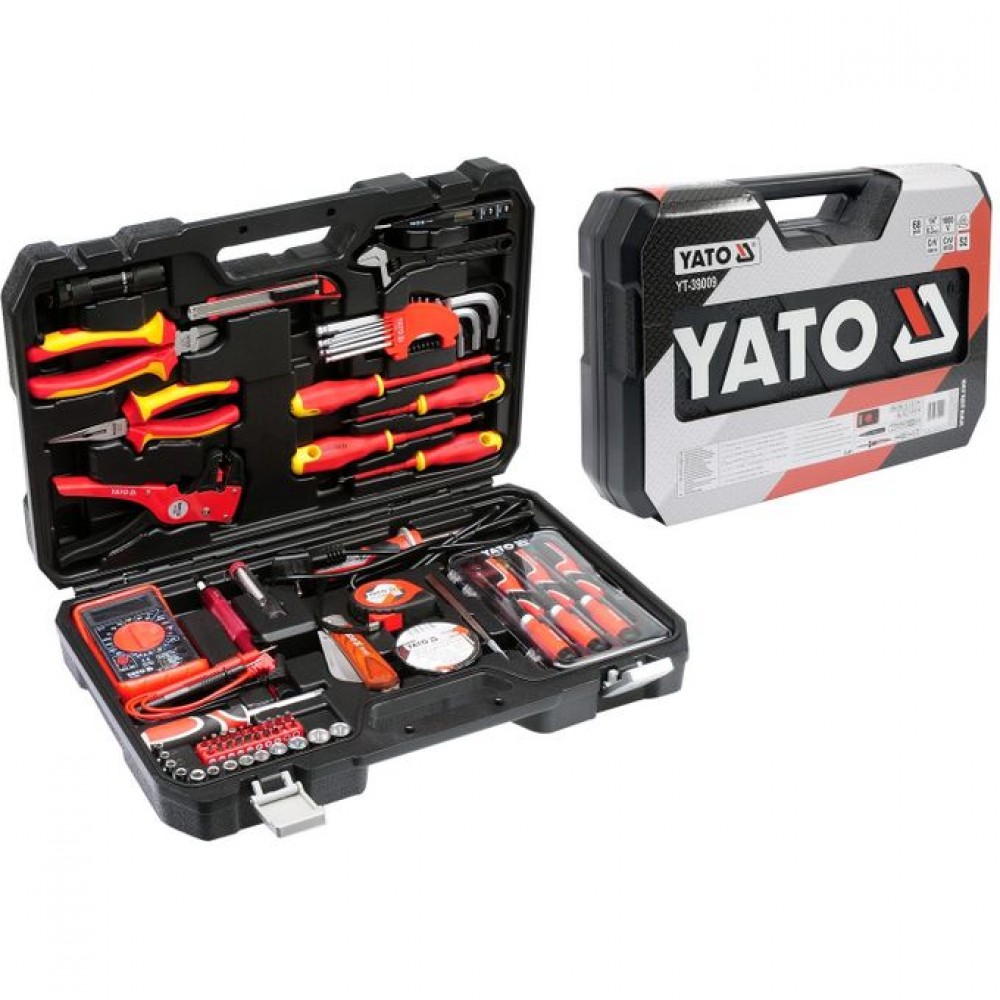 Mallette à outils professionnels pour électriciens YATO YT 39009